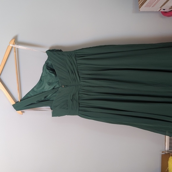 NWT AZAZIE MOLLY Peacock (Teal) Bridesmaid Prom Dress size 16 - Picture 11 of 11